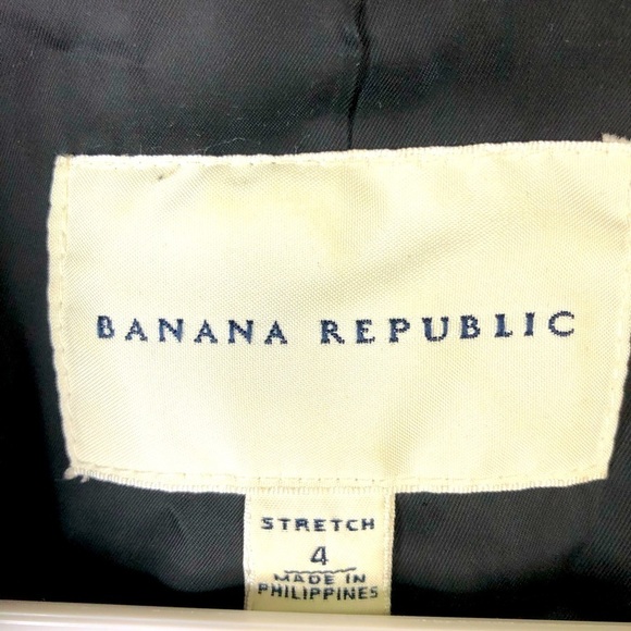 Banana Republic Navy Blue Sleek Street Jacket Blazer 4 - Picture 3 of 12